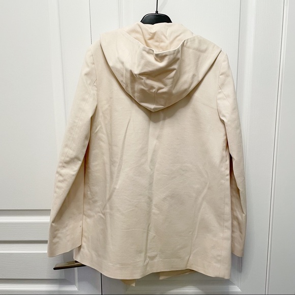 Cream A-line Spring/ Fall Coat - Picture 7 of 9